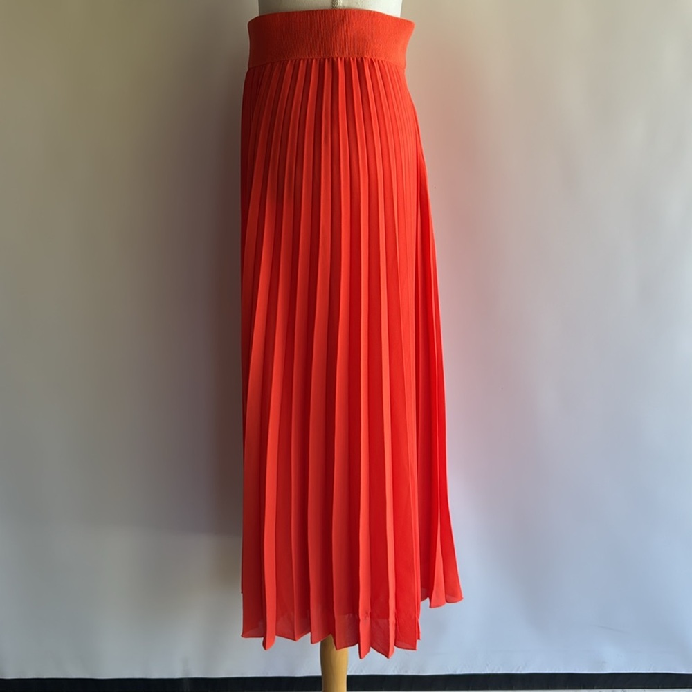 COS Elasticated Pleated Midi Skirt - sz 6 - Picture 6 of 8